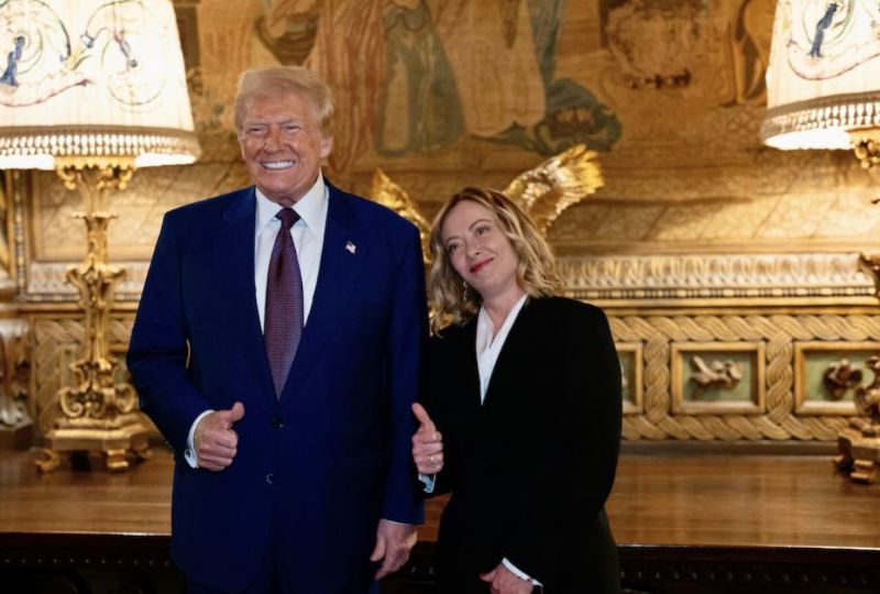 World News: Italian Prime Minister Meloni meets with Trump at his Florida resort